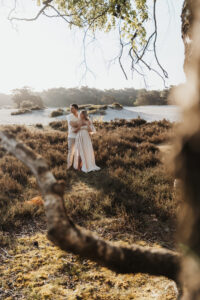 zwangerschapsshoot-golden-hour-heide